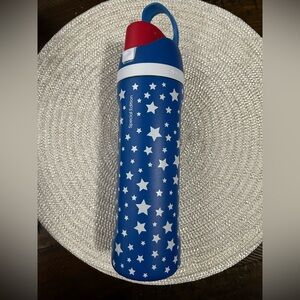 Star Spangled 24oz Owala Free Sip Water Bottle